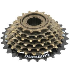 Image of Shimano Tourney Freewheel MF-TZ500 14-28/34 Tooth 6/7 Speed Screw-On Steel -H