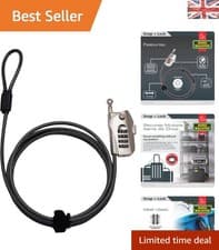 Image of 200 cm Cable Lock with Adjustable Combination for Ultimate Security