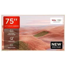 Image of TCL NXTVISION 75A300W-UK 75-Inch 4K QLED TV Dolby Vision IQ HDR10+ G 75A300W-UK