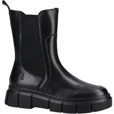 Image of Hush Puppies Women Black Fleur Ankle Boots RRP £120
