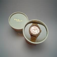 Image of BNIB Radley Dog Rose Gold Watch With Bracelet Strap Gift Beautiful Present!