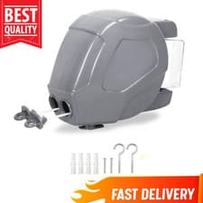 Image of 30m Double Clothes Reel Washing Line Retractable Wall Mounted Indoor & Outdoor