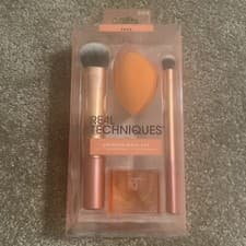Image of Real Techniques Ultimate Base Set Concealer Foundation Beauty Blender NIB