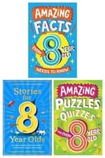 Image of Amazing Facts Every Kid Needs to Know for 8 Year Olds Children's 3 Books Set