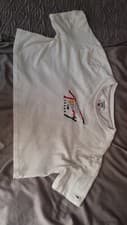 Image of Ladies Crop Tommy Hilfiger T Shirt Size Small