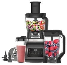 Image of Ninja BN800UK Food Processor Blender 3-in-1 Auto IQ 1200W + Accessories