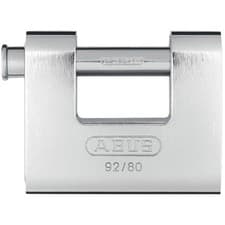 Image of ABUS 92/80mm Monoblock Brass Body Shutter Padlock