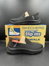 Image of Women’s Skechers Slip Ins Go Walk Flex - All Black - Uk Size 4.5 -New - Wide Fit