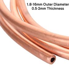 Image of Copper Tube Pipe Coil - 1.8/2/2.5/3/4/5/6/6.35/8~16mm - for Air Conditioning