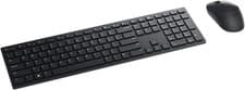 Image of Dell KM5221W Pro Wireless Keyboard and Mouse, UK (QWERTY), 2.4GHz, 128-bit...