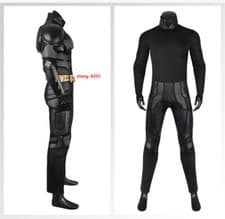 Image of The Dark Knight Rises Batman Costume Outfit Bruce Wayne Halloween Jumpsuit Suit