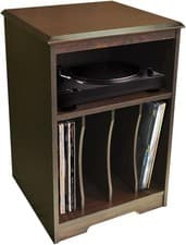 Image of Watsons AUDIO - Turntable/LP Record/Vinyl Storage Side End/Bedside Table- Walnut