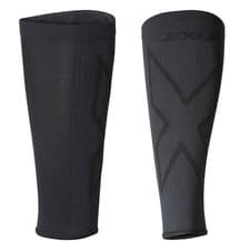 Image of 2XU Compression Unisex Titanium/Black Calf Sleeves