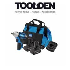 Image of Draper 30604 12V Impact Wrench Kit, 2 x 4.0Ah, 1 x Fast Charger, 1 x Tool Bag