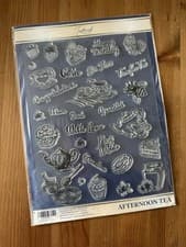 Image of Tattered lace Afternoon Tea A4 Stamp And Die Set