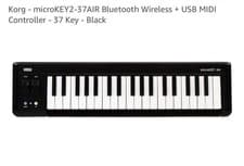 Image of Korg microKEY-2 37AIR USB + Bluetooth MIDI Keyboard- Boxed and Tested