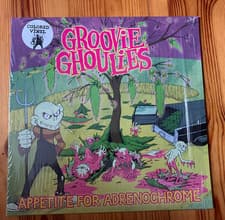 Image of Groovie Ghoulies – Appetite For Adrenochrome LP Pink vinyl Ramones sehr rar neu