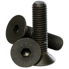 Image of M2 M2.5 M3 M4 M5 M6 M8 M10 BLACK HIGH TENSILE SOCKET COUNTERSUNK SCREWS 10 PACK