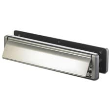 Image of L18656 - FAB & FIX Nu-Mail UPVC Letter Box 20-40 - 310mm Wide - Satin Silver