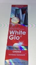 Image of 2 X WHITE GLO Extra Strength Whitening Toothpaste Professional Choice.
