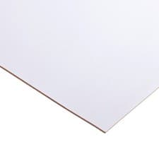 Image of White Faced Hardboard 3.2mm Thick-Pack of 10 20cm x 20cm