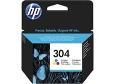 Image of HP 304 & 304XL Ink Cartridges Black & Colour Genuine For DeskJet 2630