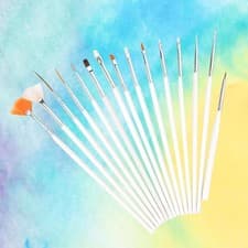 Image of Detail Paint Brushes Set Pottery clay Tools Brush for