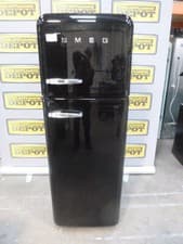 Image of Smeg Fridge Freezer Black FAB30RBL5UK 80/20 50s Retro Style A Graded (CH-2643)