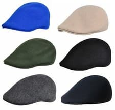 Image of KANGOL Hat 507 Seamless Wool Winter Flat Cap K0875FA Various Colours S - XL