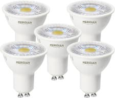 Image of Countrywide LED GU10 Bulb Cool White 6500K 4.5W 5-Pack Non-Dimmable