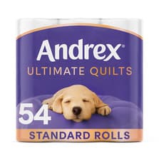 Image of Andrex Ultimate Quilts Toilet Paper, 54 Toilet Rolls - 8640 Total Sheets