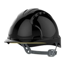 Image of JSP AJF160-001-100 EVO3 Vented Black Safety Helmet