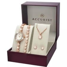 Image of ACCURIST LADIES 4 BLING PIECE GIFT SET