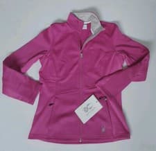 Image of Women's SPYDER Jewel Core Sweater Shell Zipped Jacket Pink Color Size L - BNWT