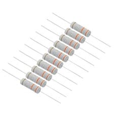 Image of 10Pcs 5W 0.33 Ohm 5% Tolerance Carbon Film Resistor, Axial Lead Resistors Kit
