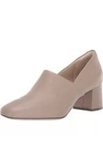 Image of CLARKS Ladies Sheer Lily High Cut Court Shoes Praline Leather UK Size 6 D / 39.5