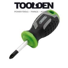 Image of Draper 13368 Pozi Soft Grip Screwdriver, PZ2 x 38mm
