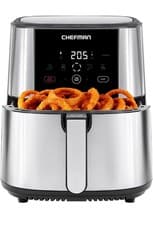 Image of Chefman TurboFry® Touch Air Fryer, XL 7.5 Litre Uses No Oil, Non Stick Steel