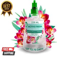 Image of Air Wick Aerosol-Free Automatic Air Freshener Spray Refill Eucalyptus & Frees.
