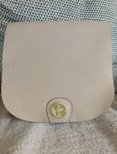 Image of Pure Luxuries London Leather Crossbody Bag, Fawn Colour