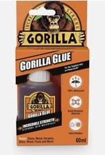 Image of Gorilla Glue Original 60ml Waterproof Strong Adhesive Wood Metal Stone Glass