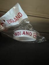 Image of England Sporting White Silicone Wristband