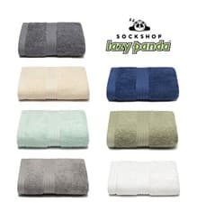 Image of Bamboo Hand Towel, 700GSM, Premium , Super Soft, 1 Pack from SOCKSHOP Lazy Panda