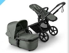 Image of Bugaboo Fox 5 (Cloud T) Travel System Bundle - Black / Forest Green RRP £1594.99