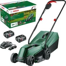 Image of Bosch EASYMOWER 18V-32 P4A 18v Cordless Rotary Lawnmower 320mm 2 x 2.5ah Li-ion
