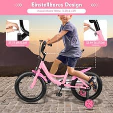 Image of 16" inch Kids Bike Children Kids Bike for 5-8 years old Girls Boys Bicycle NEW