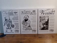 Image of NEW Cheapass Boardgame Lot Of 3 Fish Cook, Veritas, And Captain's Treasure Boots