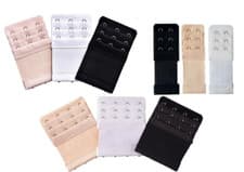 Image of 3Row 2 3 4 Hook Bra Extender Pack Bra Extension Strap Strapless Colour Underwear