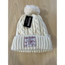 Image of True Religion NWT Women’s Set Of Two ~ One Size Fits All ~ Cuffed Knit Beanies