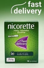 Image of Nicorette 3658036 Inhalator 15mg 36 Cartridges